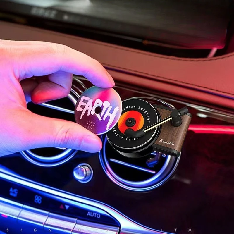 Car Vent Diffuser - 1pc ambientador do carro record player