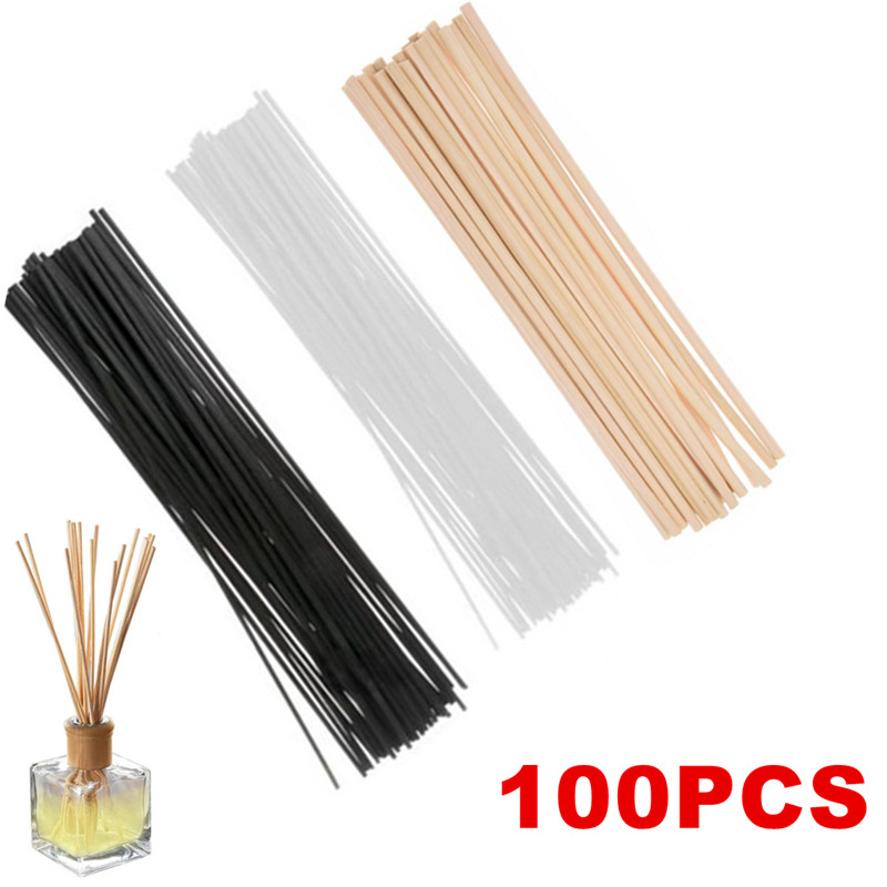 Home Fragrance Diffuser Refills - 20/100 pçs substituição aromaterapia rattan varas