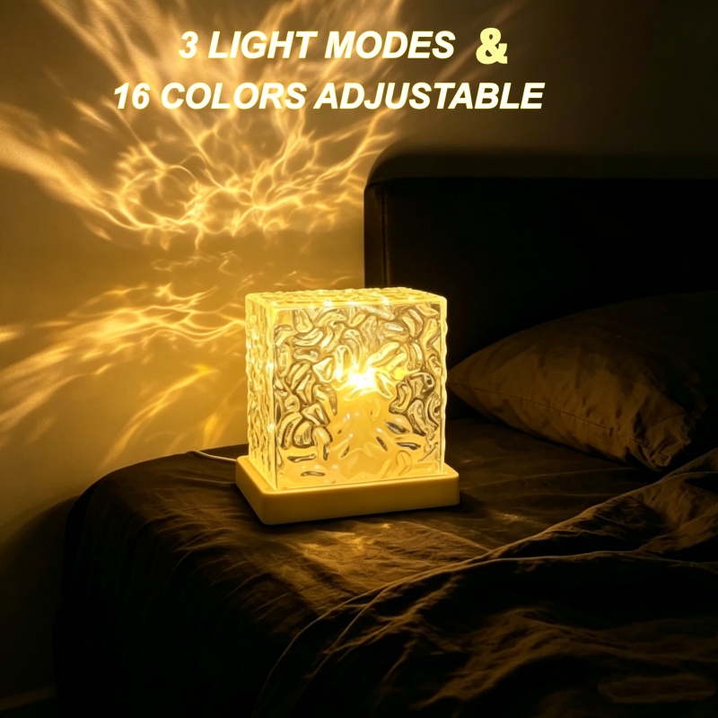 Home Fragrance Ocean Breeze - Nova Lâmpada de Projeção de Ondas