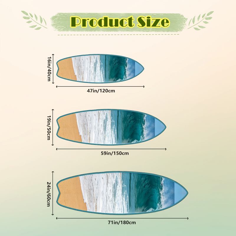 Home Fragrance Ocean Breeze - Tapete em Forma de Prancha de