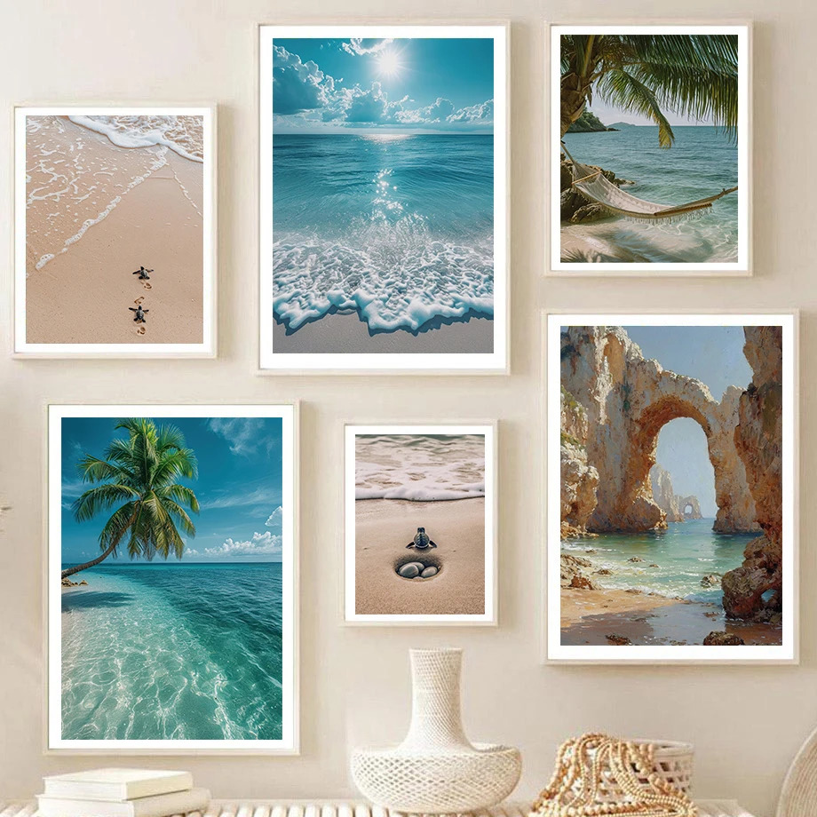 Home Fragrance Ocean Breeze - Pôster de Paisagem de Praia com