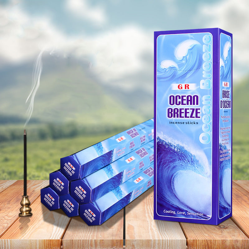 Home Fragrance Ocean Breeze - Índia incenso oceano brisa vara incenso