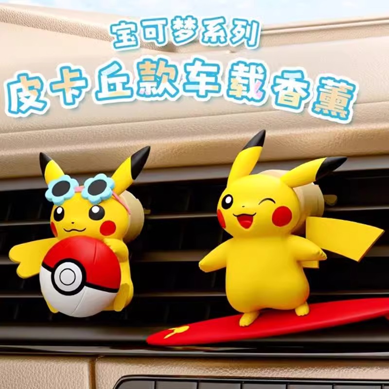 Anime pokemon pikachu figura d - Car Vent Diffuser avaliação e preço