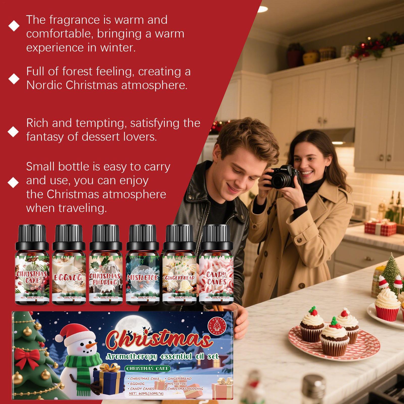 Conjunto de óleos de fragrânci - Xmas Home Fragrance avaliação e preço