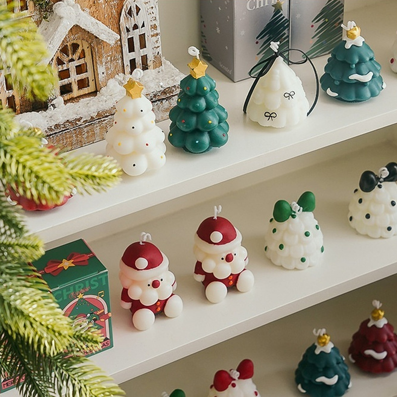 Bonito árvore de natal velas p - Xmas Home Fragrance avaliação e preço
