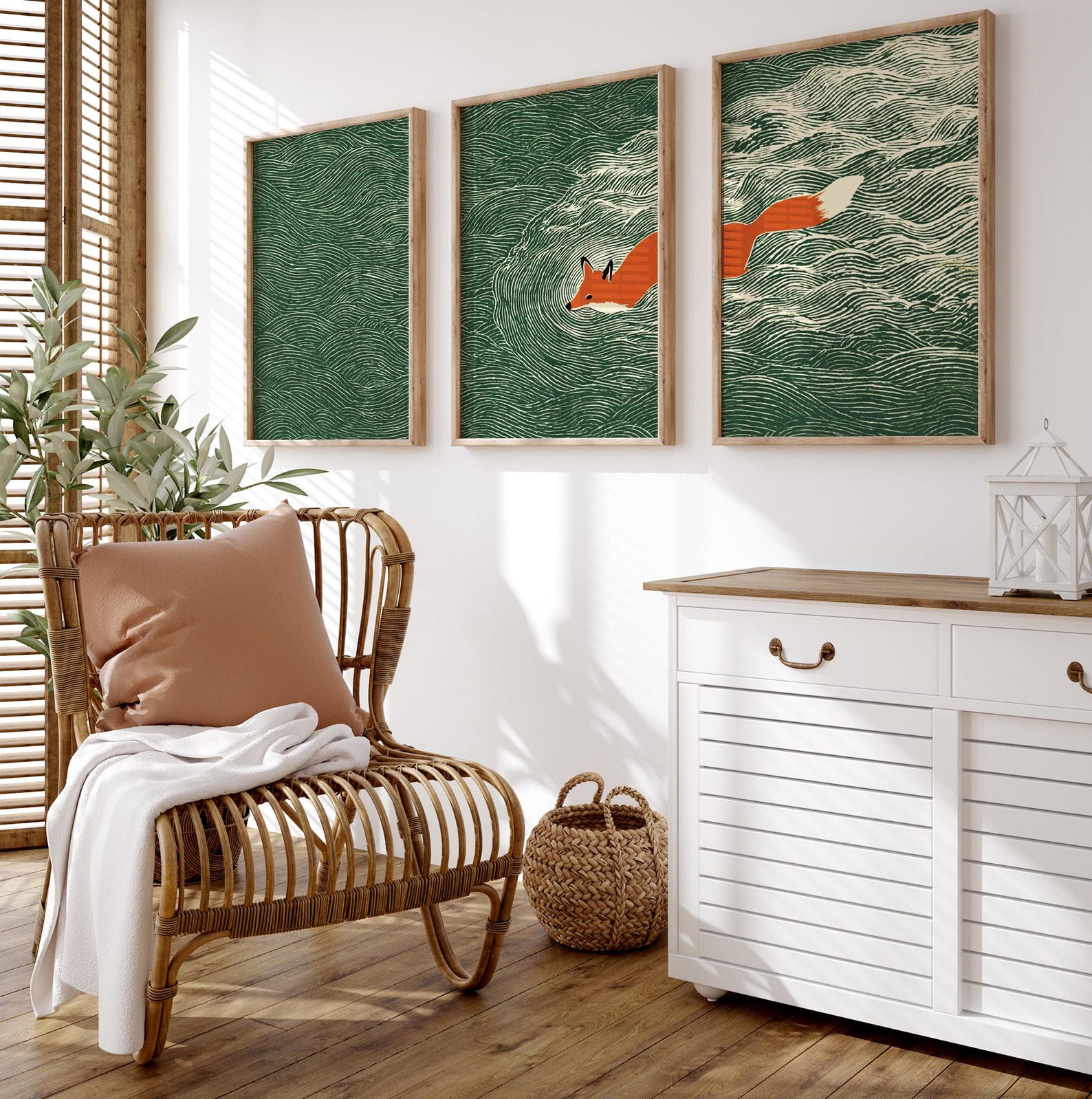Conjunto de 3 Peças: Quadros D - Home Fragrance Ocean Breeze avaliação e preço